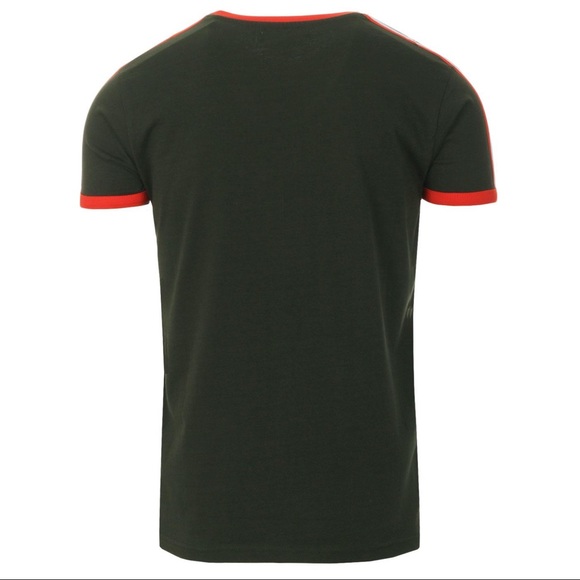 CASSETTE MEN'S RETRO CHEST STRIPE TAPED T-SHIRT Madcap England - Picture 4 of 4